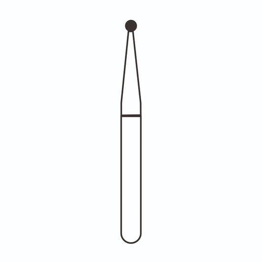 Frank Dental Ball Round FG Diamond Bur - Pack of 10