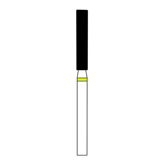 Frank Dental Cylinder Flat End Diamond Bur SF Series (Extra Fine)