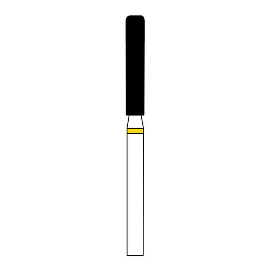 Frank Dental Cylinder Round Edge Diamond Burs SRS Series (Extra Fine)