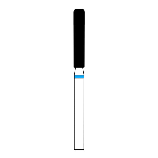 Frank Dental Cylinder Round Edge Diamond Burs SRS Series (Regular)