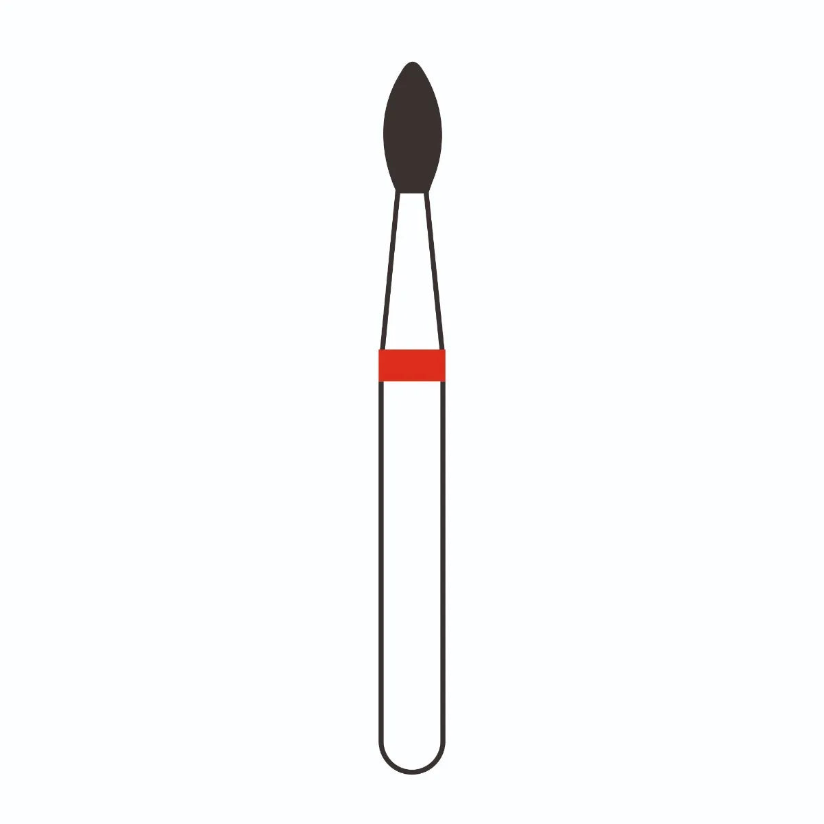 `Frank Dental Flame Ogival FG Diamond Burs FO Series (Fine)