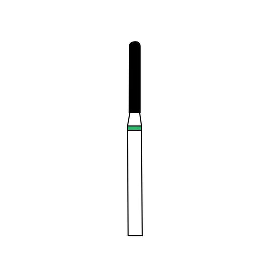 Frank Dental Round Cylinder Diamond Bur SR Series (Coarse)