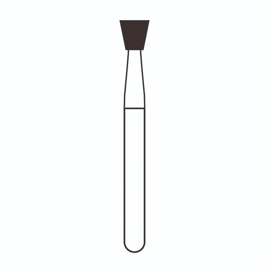 Frank Dental Straight Inverted Cone FG Diamond Bur - Pack of 5