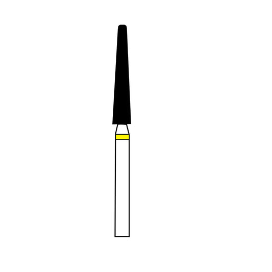 Frank Dental Tapered Round Edge Diamond Bur RS Series (Extra Fine)