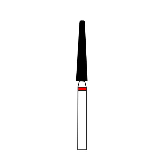Frank Dental Tapered Round Edge Diamond Bur RS Series (Fine)