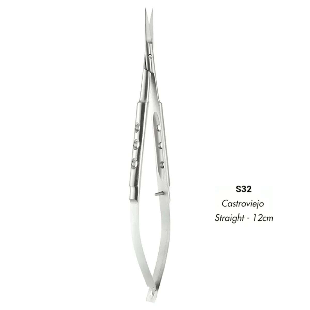 GDC Scissors Castroviejo - Straight (12cm) (S32)
