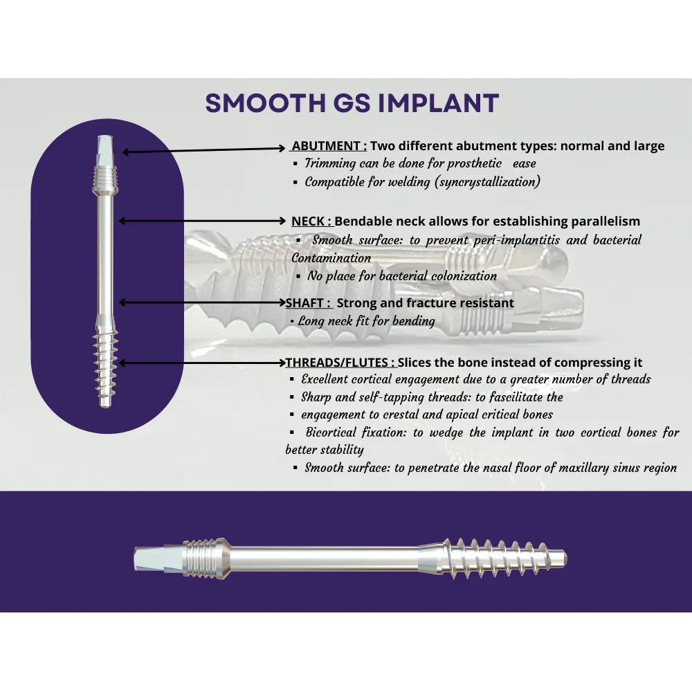 GS Implants Smooth 4.5mm