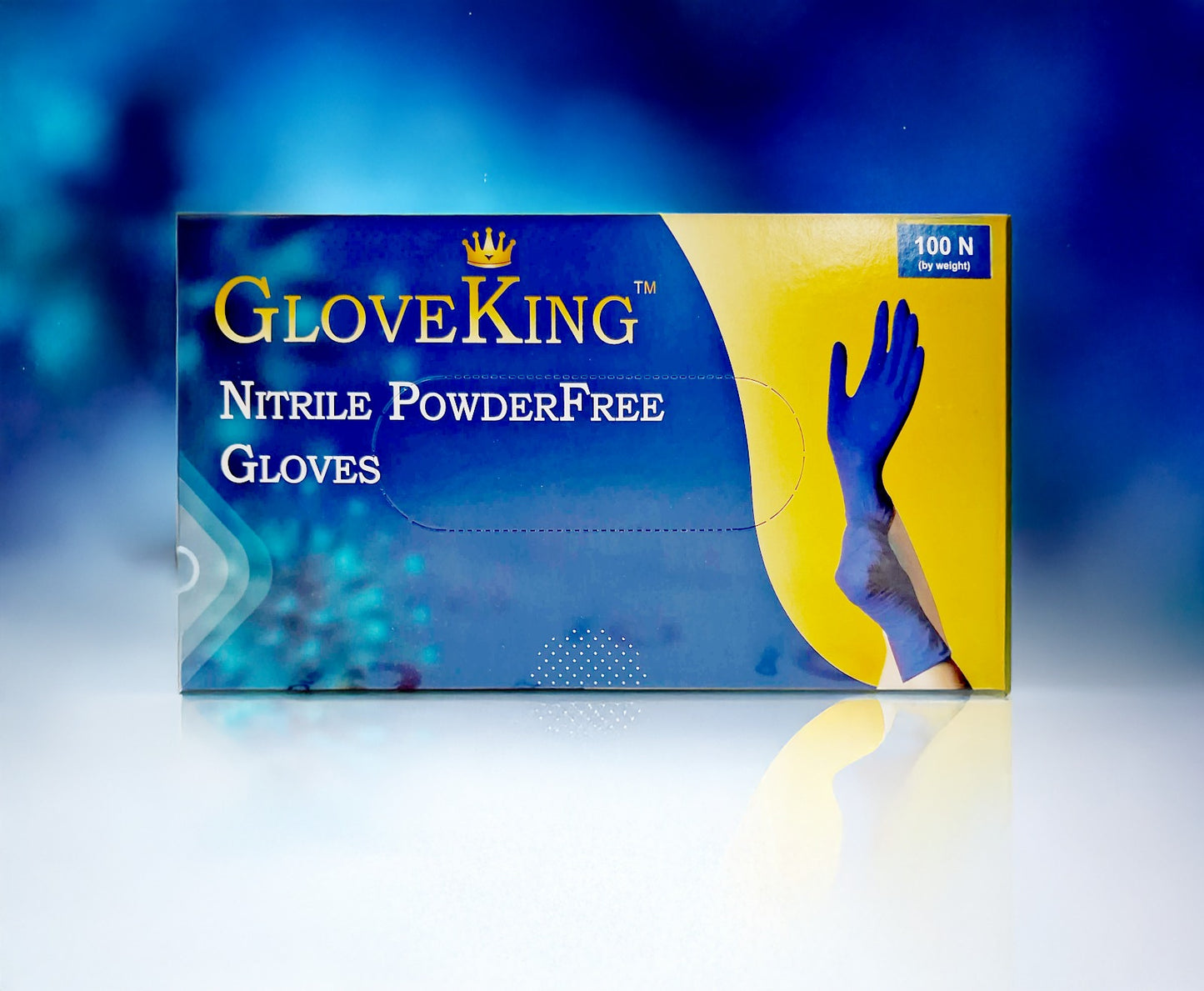 GloveKing Examination Blue Nitrile Gloves
