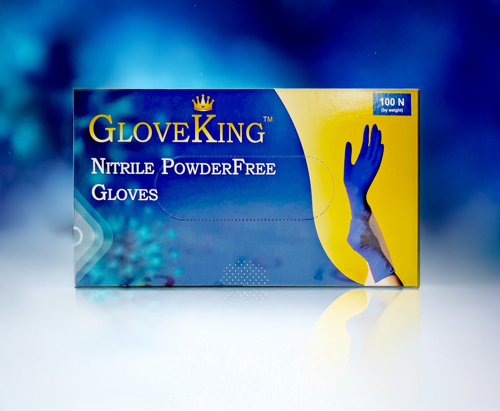 GloveKing Examination Blue Nitrile Gloves
