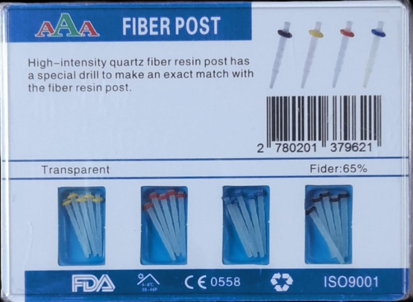 Gold Cura Refills Fiber Posts (Pack of 10)