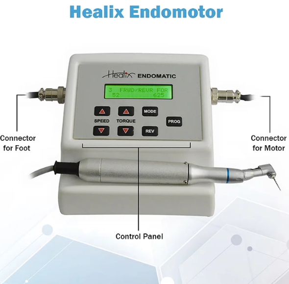 Healix Endomatic Endomotor - With Set 10 of Healix File
