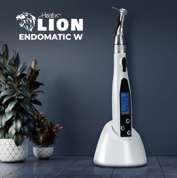 Healix Lion Cordless Endomotor - With LED Light With 10 Packs of Healix Rotary Files