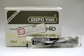 Hmd Dispo Van Syringe with Needle - 10ml