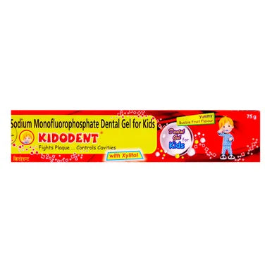 Kidodent Bubble Fruit Flavour Kids Toothpaste, 75 gm