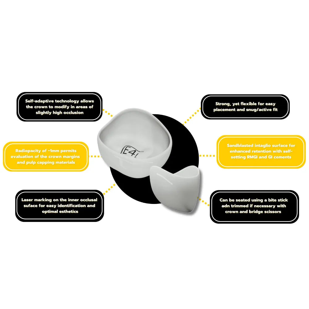 Kids-e-Dental BioFlx Lateral Incisor Crowns Refills