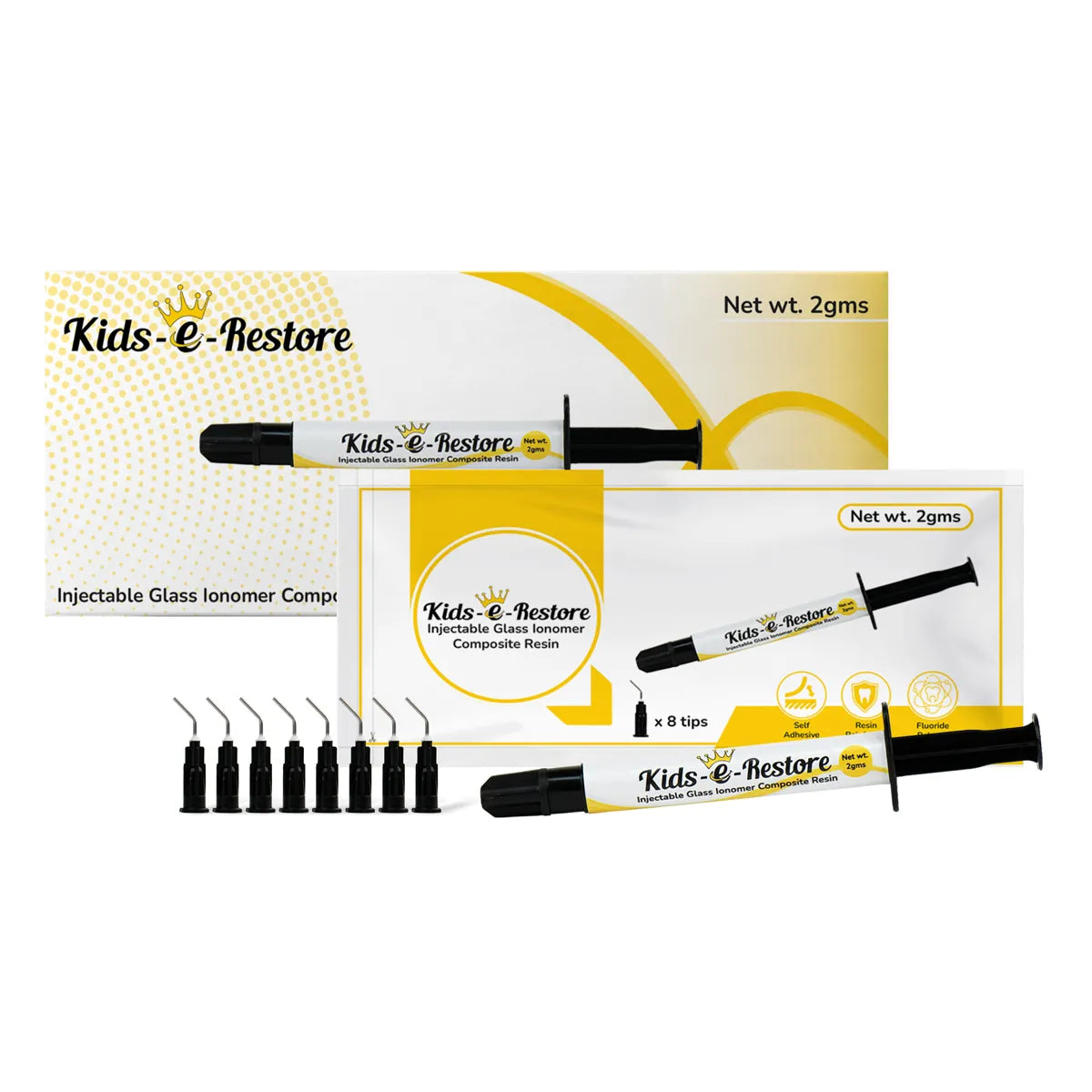 Buy Kids-e-Restore Self Adhesive Flowable GIC – Oralkart