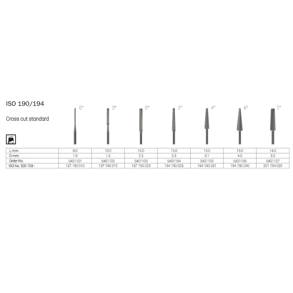 Labodent Milling Instrument- Cross Cut Standard