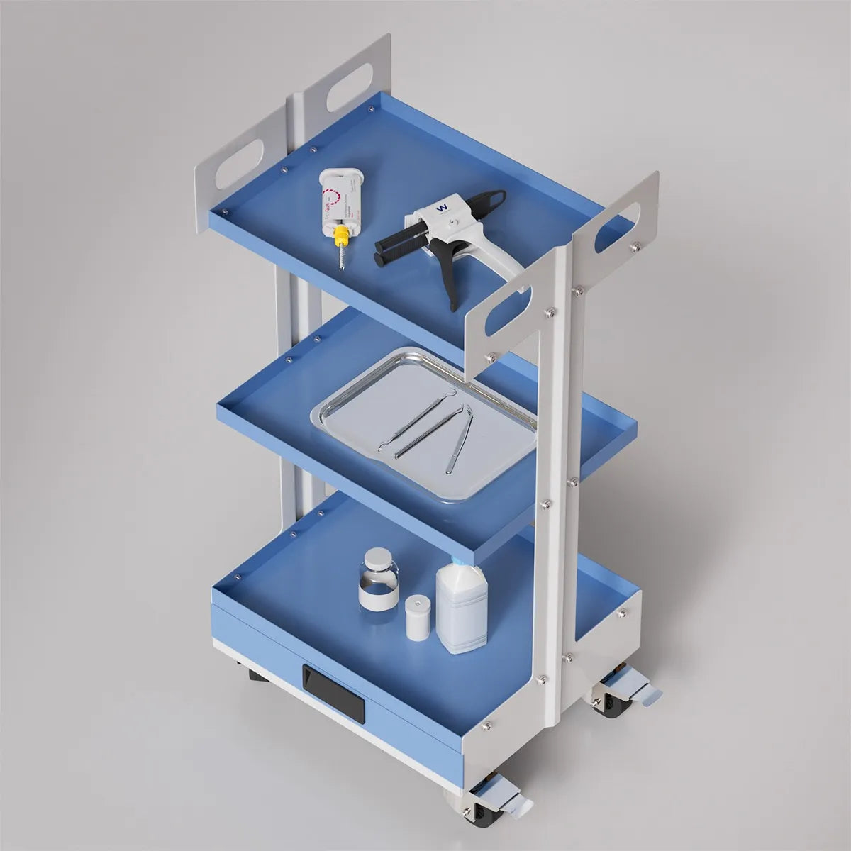 Life Dental Trolley Lite Double Pillar