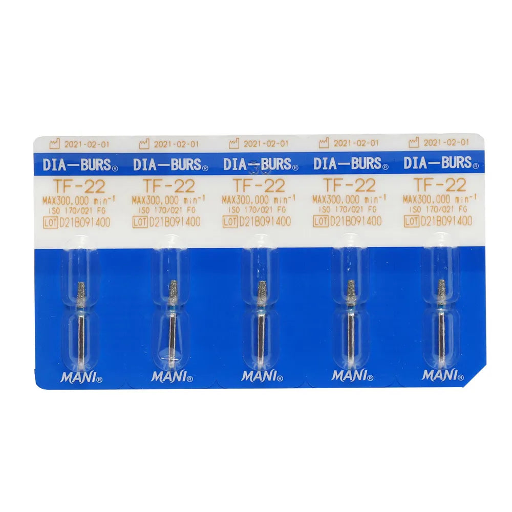 Mani Diamond Burs - Taper Flat End / Tf Series