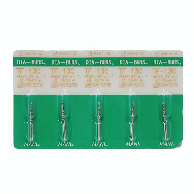 Mani Diamond Burs - Taper Flat End / Tf Series