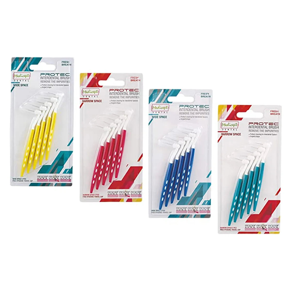 Medicept Protec Angled Interdental Brush (Pack Of 5)
