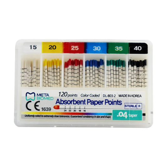 Meta Absorbent Paper Points - 4%