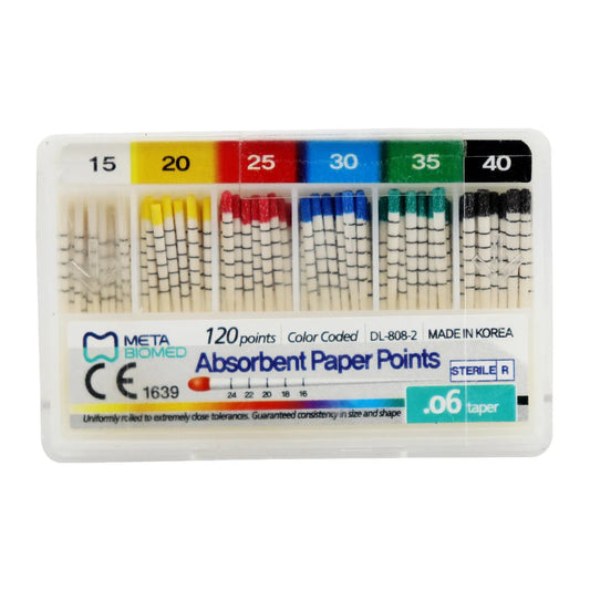 Meta Absorbent Paper Points - 6%