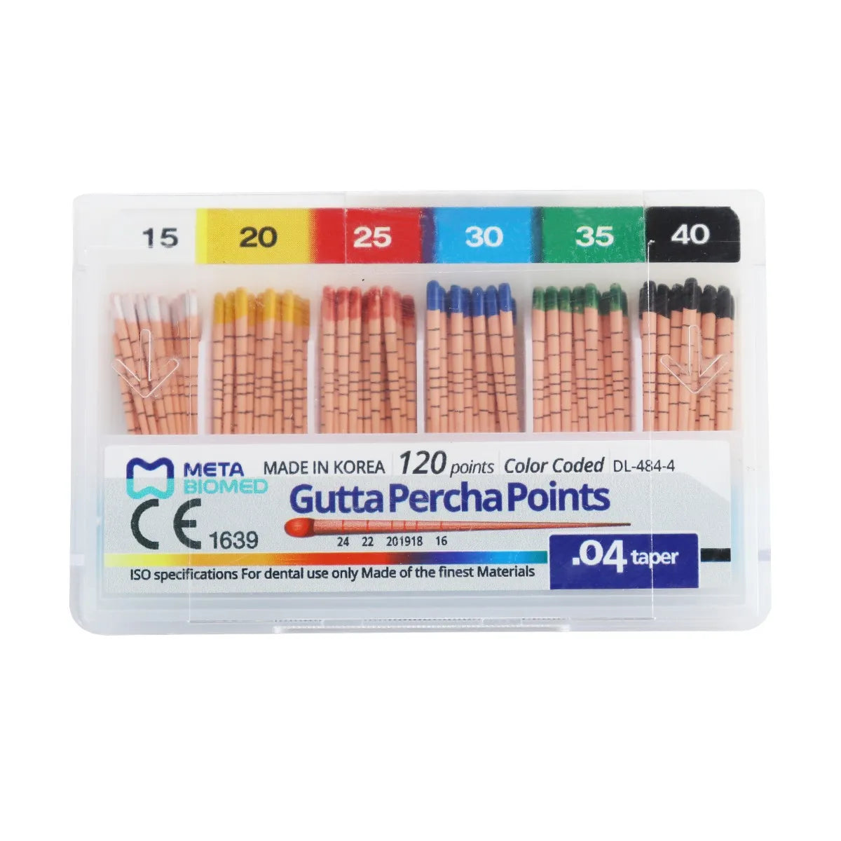 Meta Gutta Percha Points Special Taper - 4%