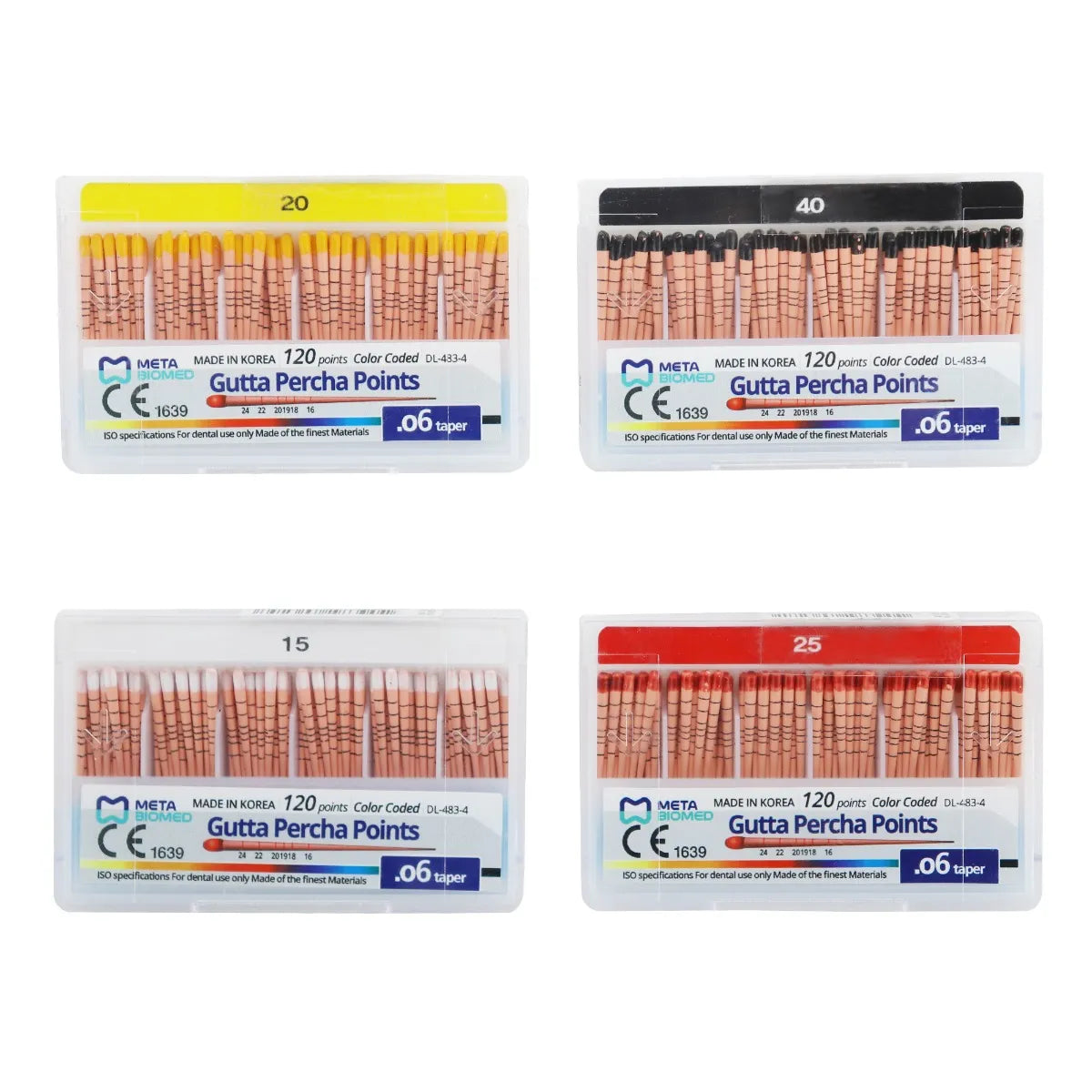 Meta Gutta Percha Points Special Taper - 6%