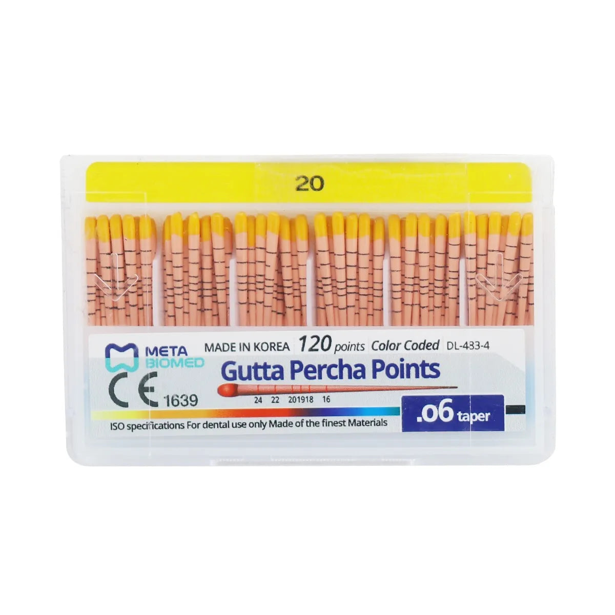 Meta Gutta Percha Points Special Taper - 6%