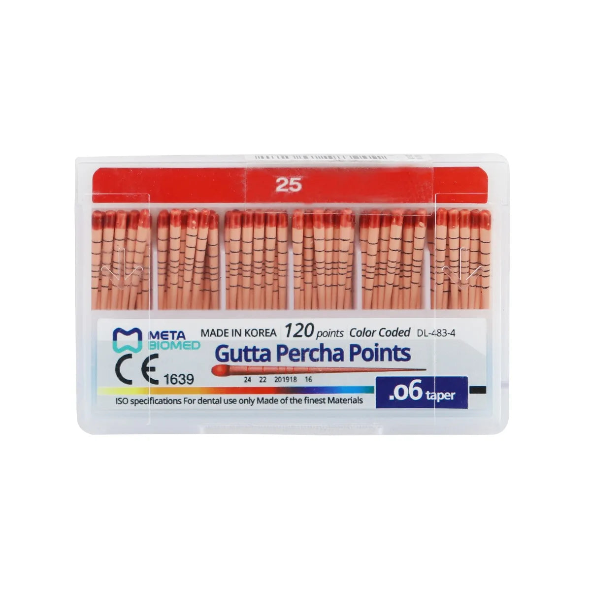 Meta Gutta Percha Points Special Taper - 6%