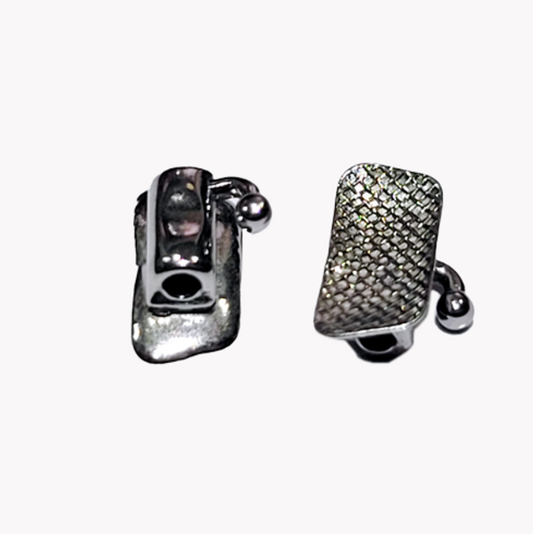 Metro Orthodontics Beggs Series Light-wire Bondable Contoured Metal Conventional Brackets