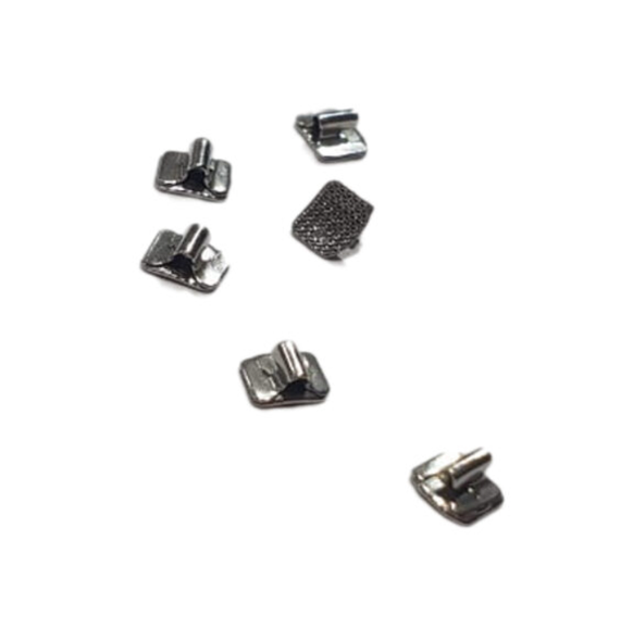 Metro Orthodontics Beggs Series Light-wire Weldable Flat Metal Conventional Brackets