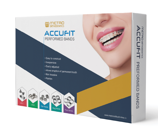 Metro Orthodontics Box of 240 Beggs (Round-Tubed) Orthodontic Bands