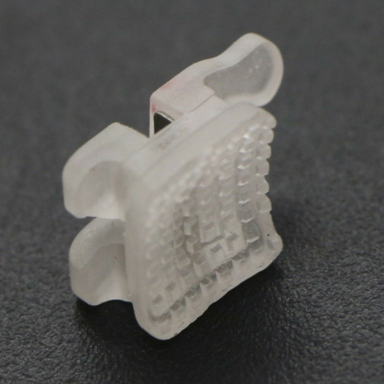 Metro Orthodontics Ceramic with Metal Slot Pack of 20 Conventional Brackets - 022 MBT