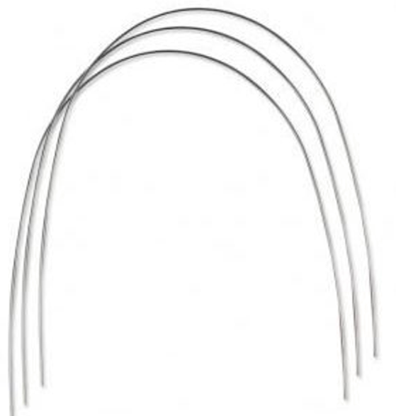 Metro Orthodontics Heat-Activated (HANT) Round NiTi Archwires - Upper
