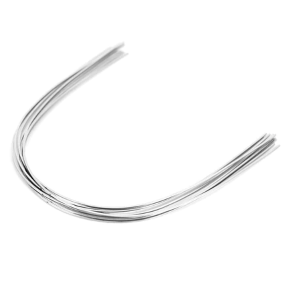 Metro Orthodontics Ovoid Rectangular Stainless Steel Archwires - Upper 0.017 x 0.025