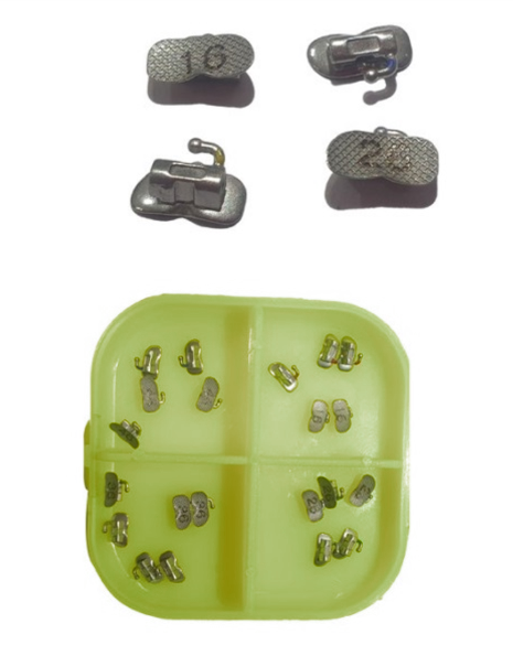 Metro Orthodontics Pack of 20 U1/L1 First Molar Bondable Buccal Tubes 