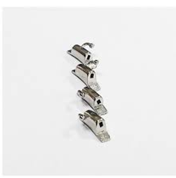 Tubes Buccaux Orthodontiques Soudables Roth 0.022 U3/L2 - Pack De 4 (lot De 10 Packs) - Inox