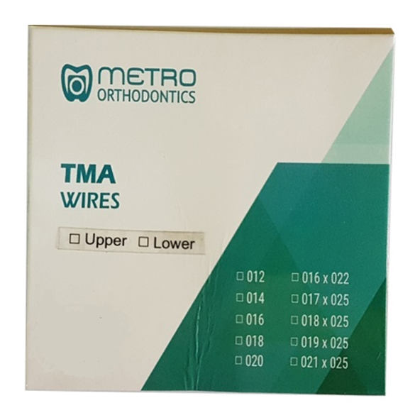 Metro Orthodontics Rectangular TMA Beta Titanium Archwires