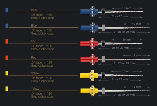 Micro Mega Hero Shaper Individual Inget Rotary Files