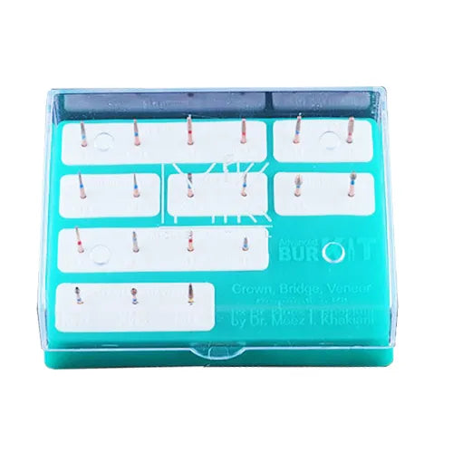 Mik Advanced Tooth Preparation Bur Kit (Pack of 19 Burs)