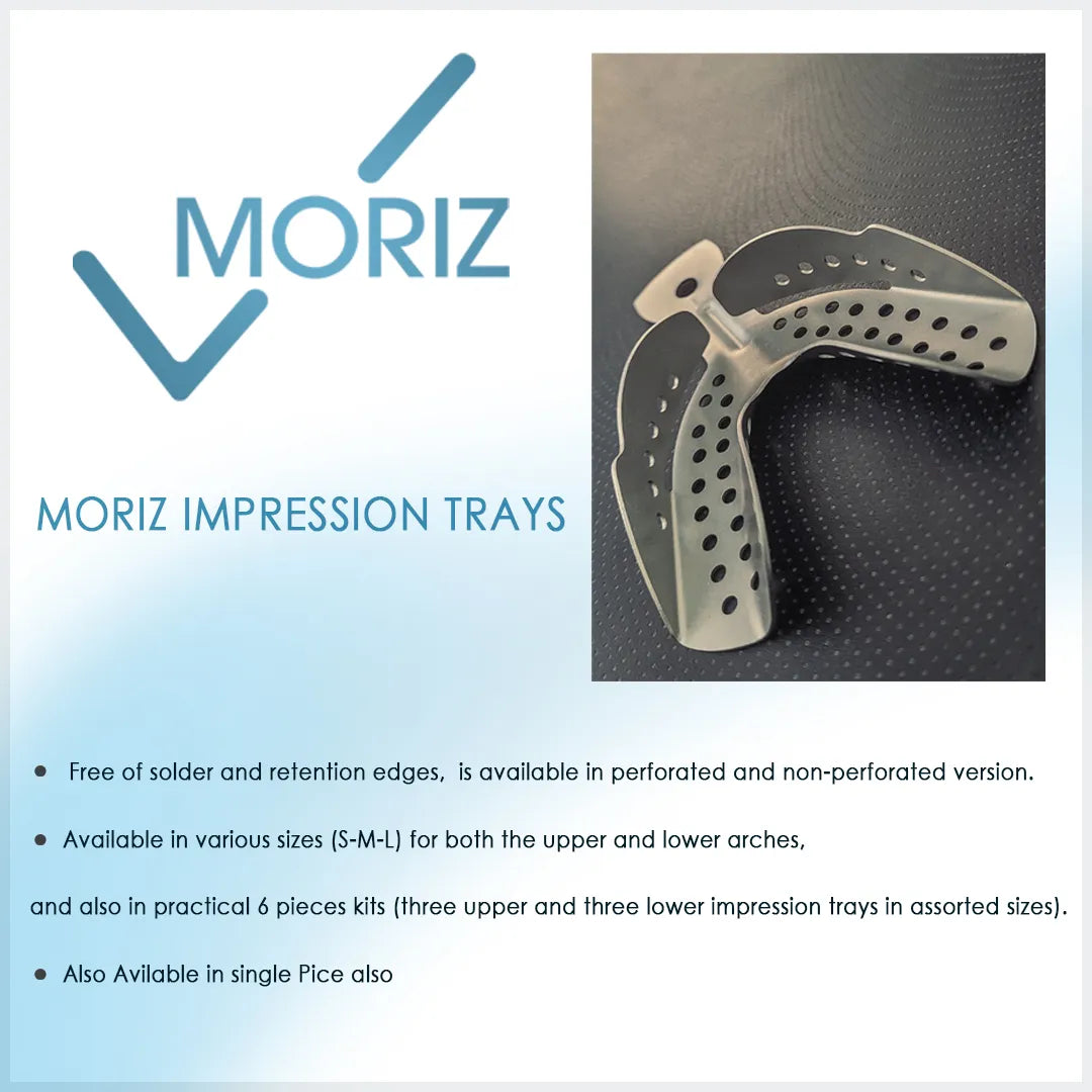 Moriz Stainless Steel Perforated Impression Trays