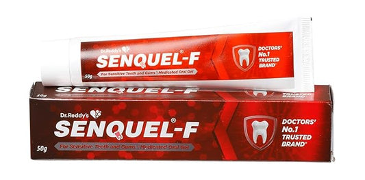 NEW ORTHO POWER Sen-Quel F Tooth Paste|For Sensitive Teeth & Gums|50G, Pack Of 1