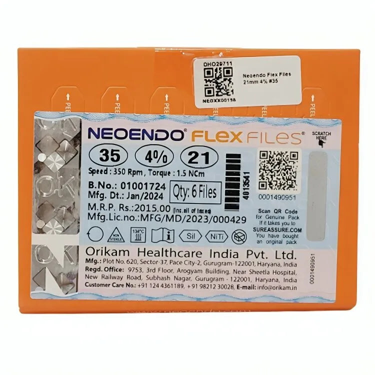 NeoEndo Flex Rotary Files 21mm