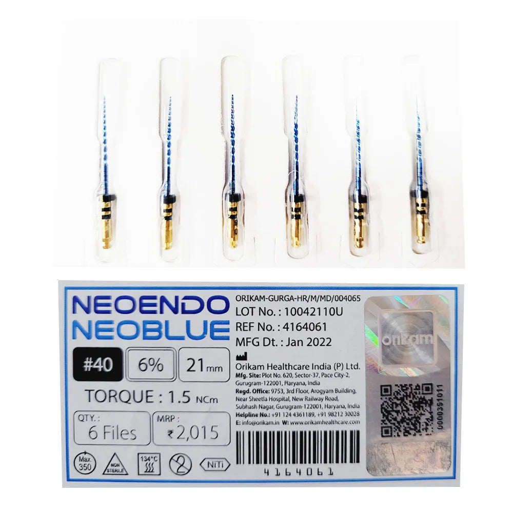 NeoEndo NeoBlue Rotary Files 21mm