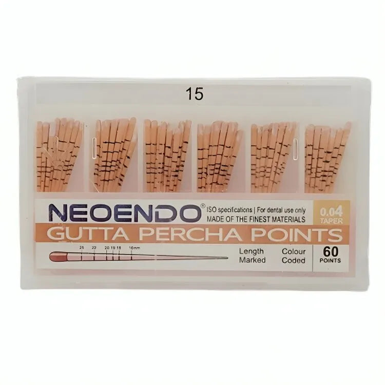 Neoendo Gutta Percha Points 6% (Length Marked)