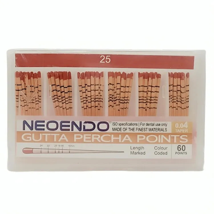 Neoendo Gutta Percha Points 6% (Length Marked)