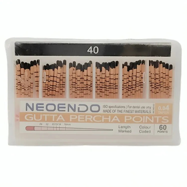 Neoendo Gutta Percha Points 6% (Length Marked)