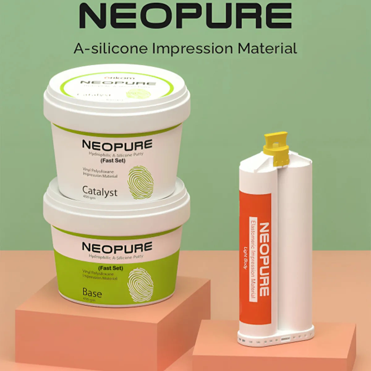 Neoendo Neopure Hydrophilic A-Silicon Putty + Light Body Kit (Fast Set)